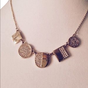 Gold Light The Lanterns Mini Pave'necklace